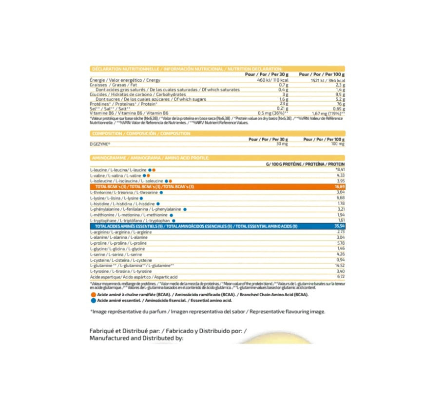 Casein Cream (Con Toppings)900G