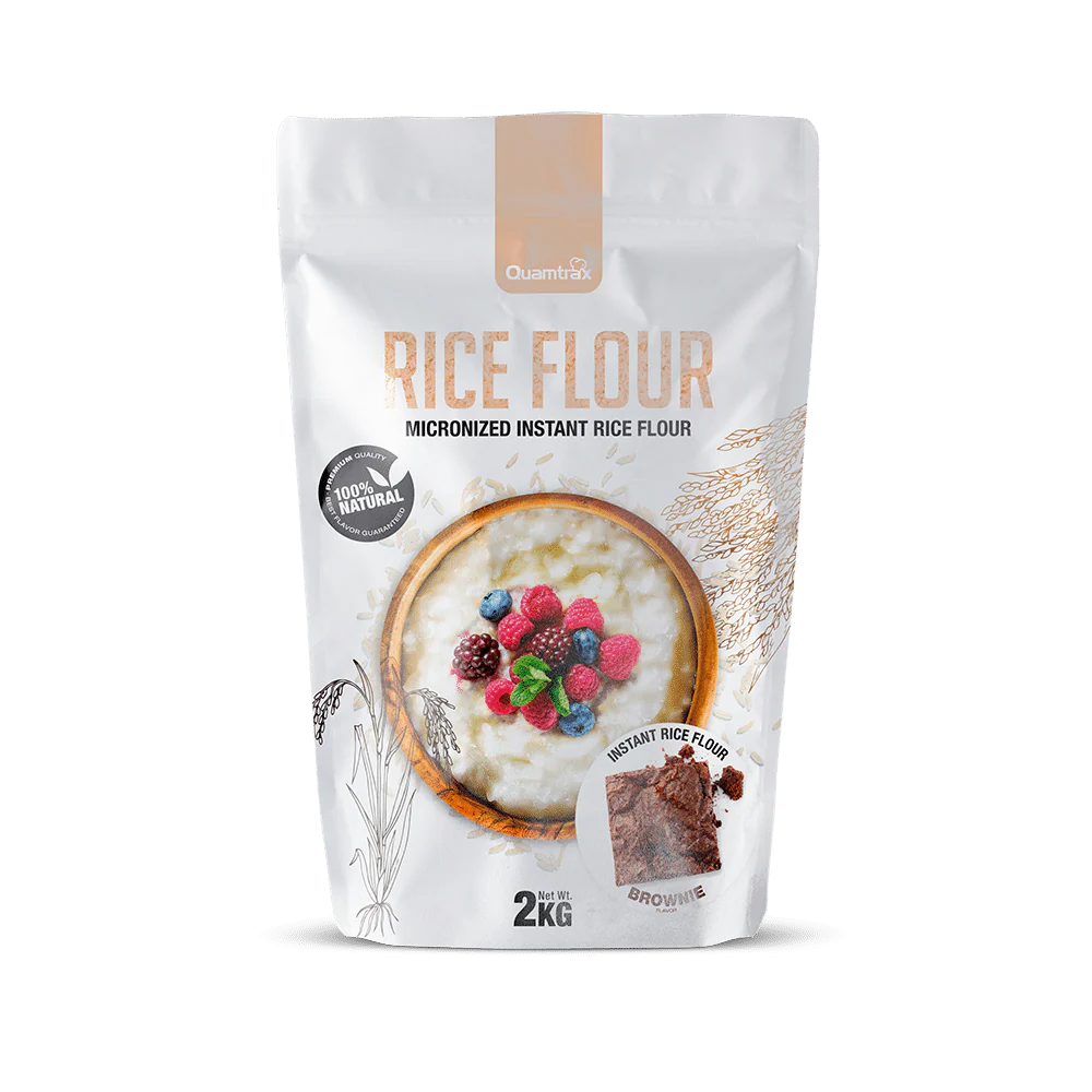 HARINA DE ARROZ 2KG (QUAMTRAX) - 10+ Nutrición