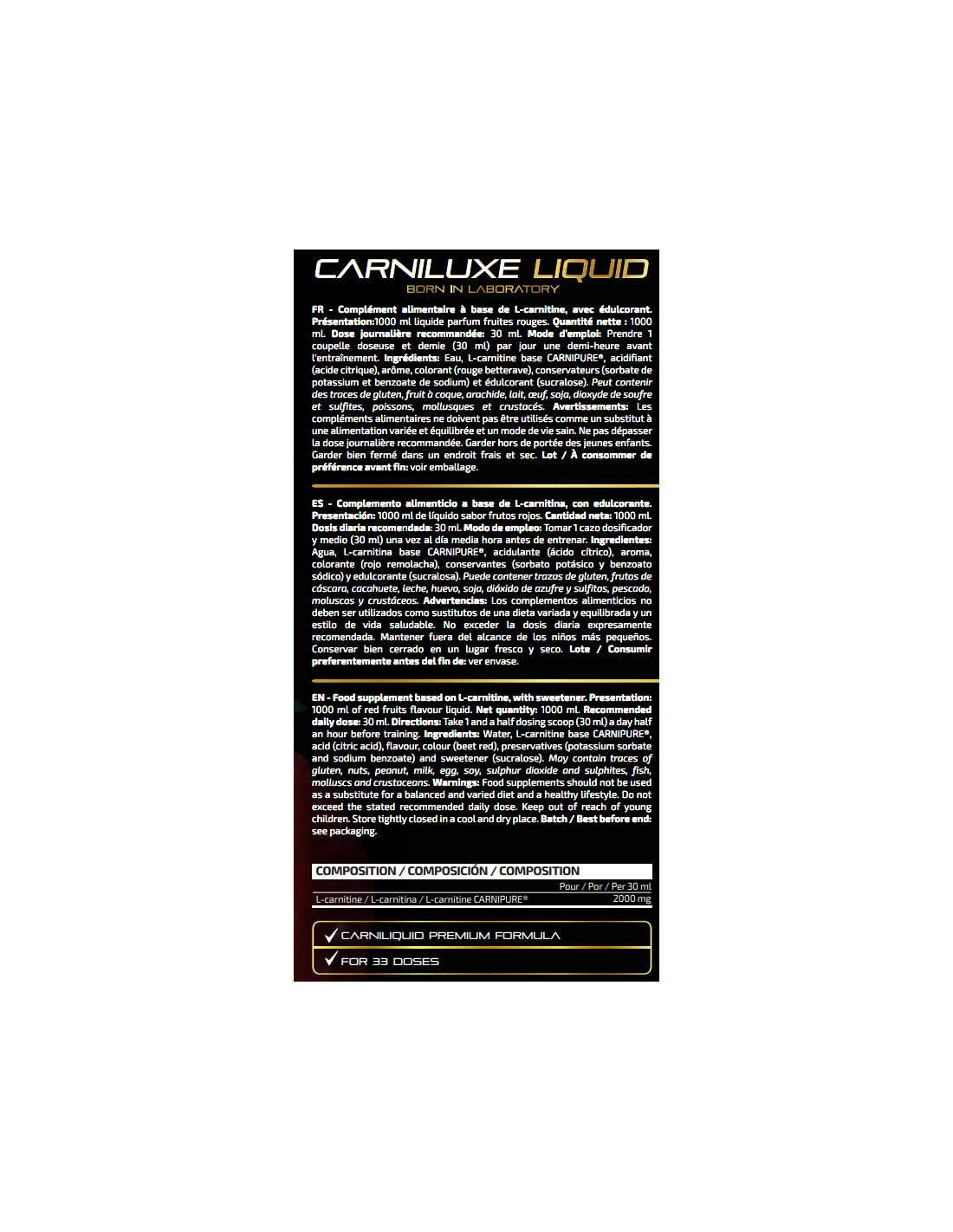 CARNILUXE - 10+ Nutrición