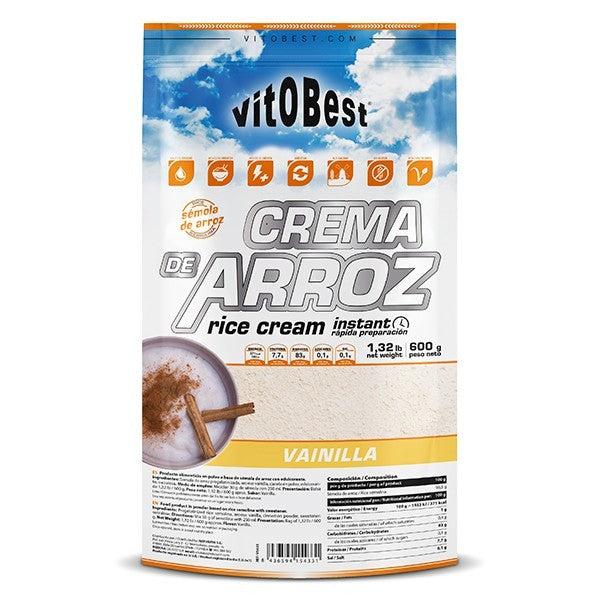 CREMA DE ARROZ 600G - 10+ Nutrición