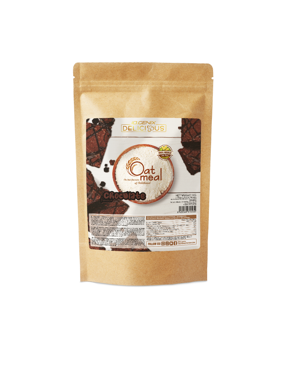 DELICIOUS OATMEAL 1KG - 10+ Nutrición