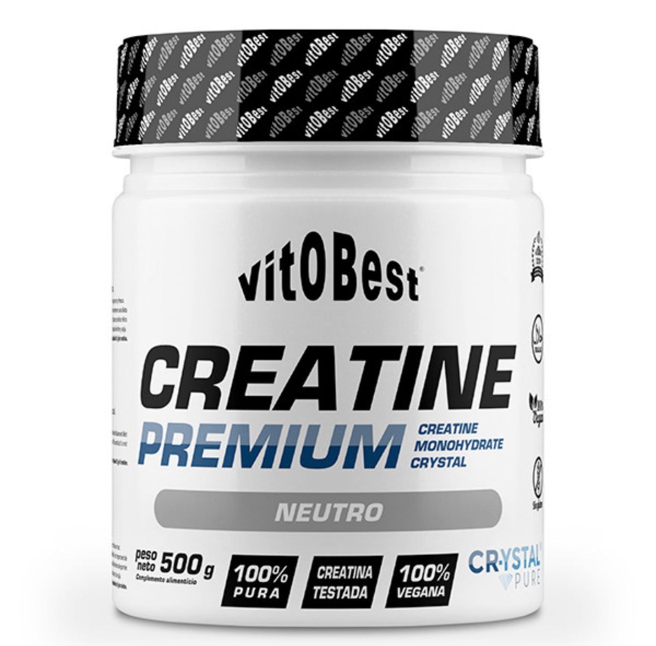 CREATINA CrystalPure 500g - 10+ Nutrición