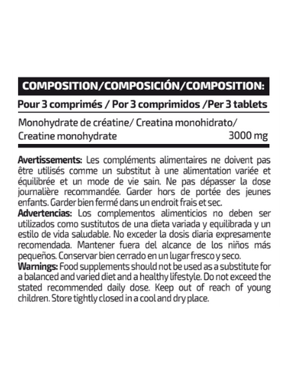 CREATINE 3000 (30 CAPS) - 10+ Nutrición