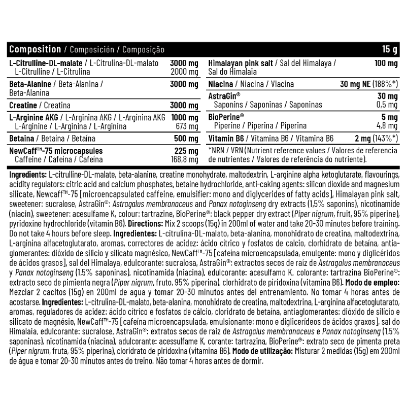 DMI INJECT FUELL MR 375G - 10+ Nutrición