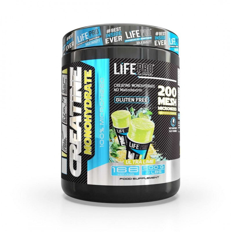 CREATINE MONOHYDRATE 500G LIFE PRO - 10+ Nutrición