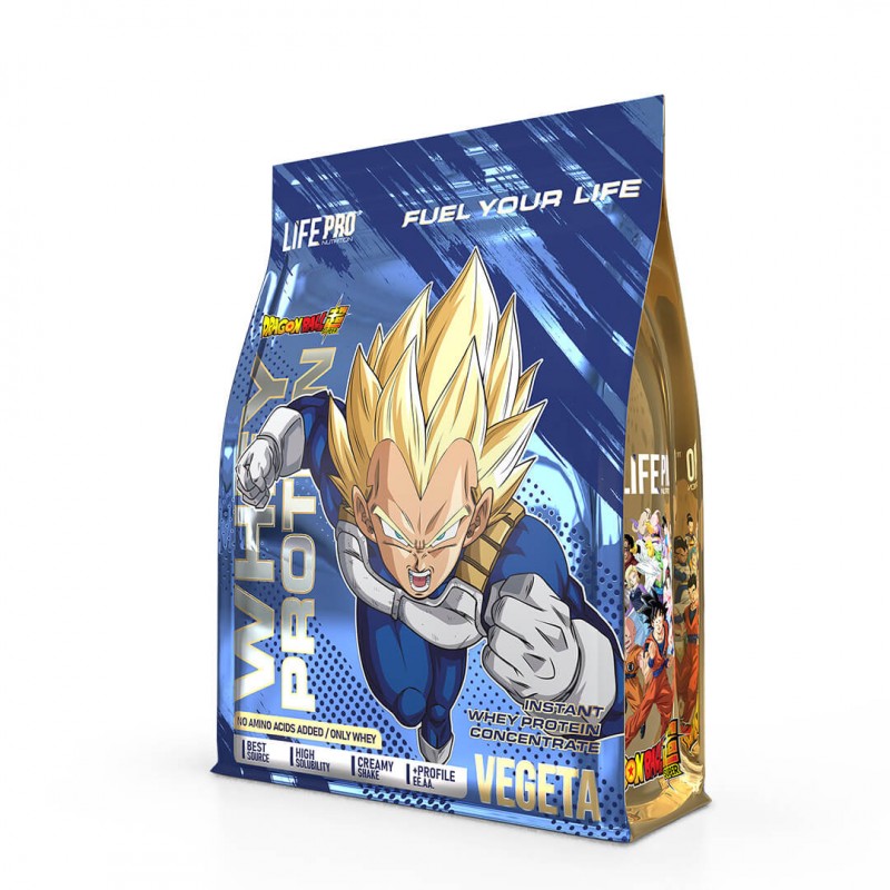 WHEY DRAGON BALL SUPER LIMITED EDITION VEGETA 900G - 10+ Nutrición