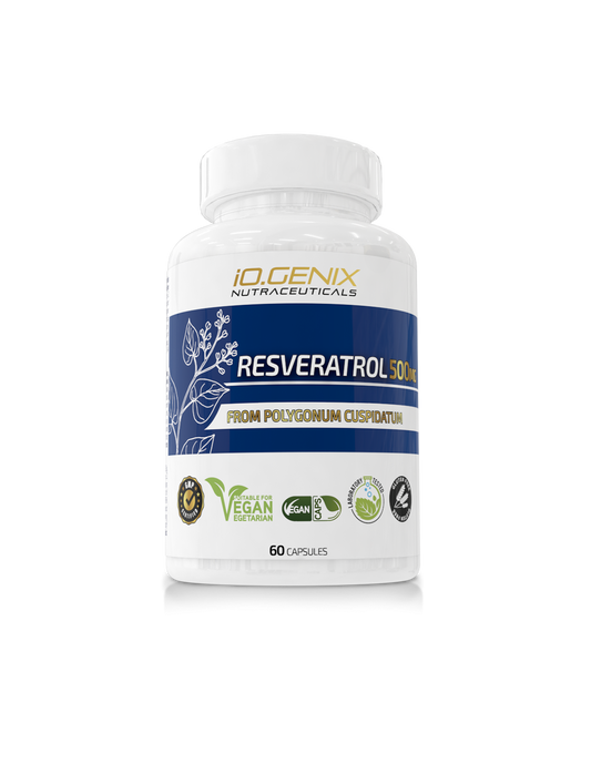 RESVERATROL 500MG 60CAPS - 10+ Nutrición