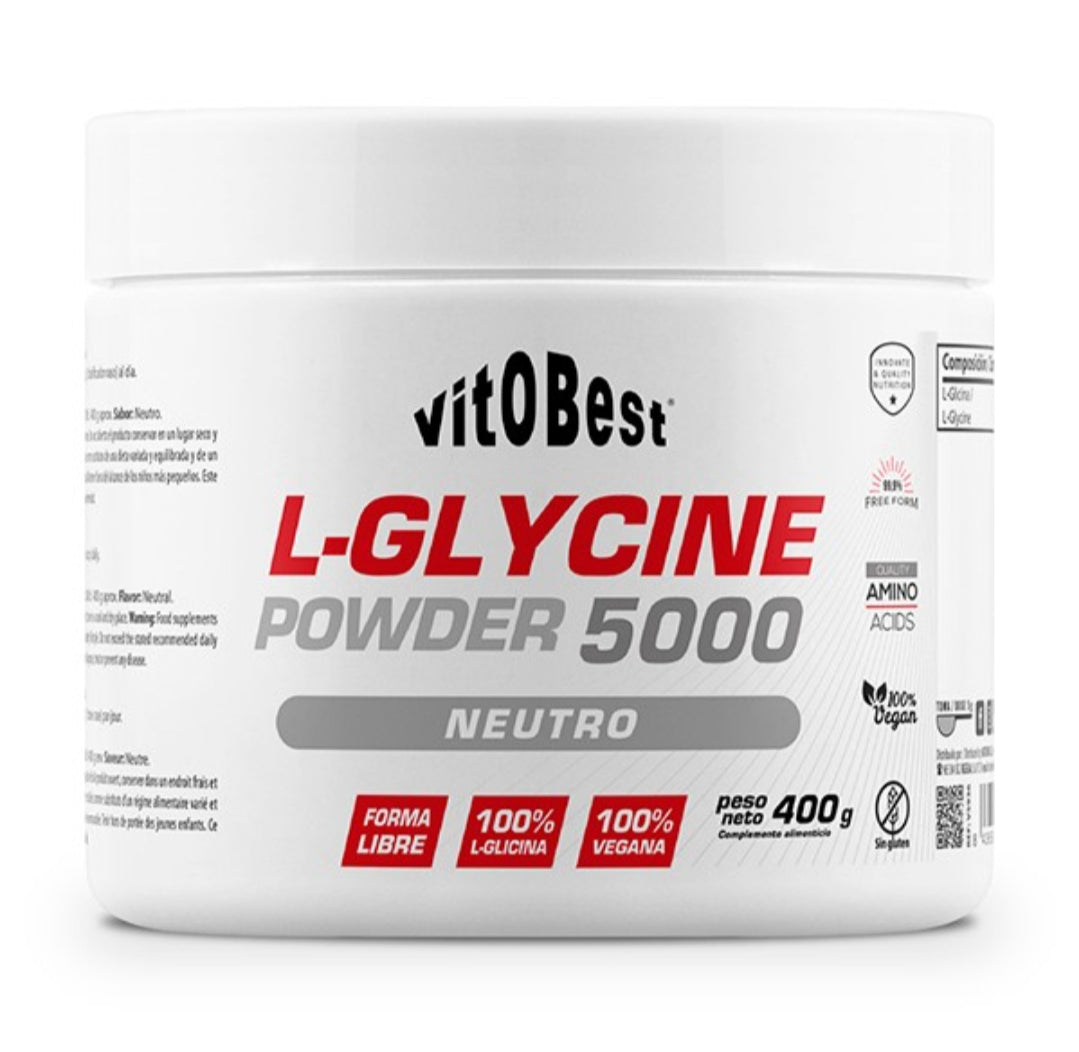 L-Glycine 5000 (400g) - 10+ Nutrición