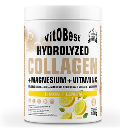 Hydrolyzed Collagen+Magnesium+Vitamin C - 10+ Nutrición