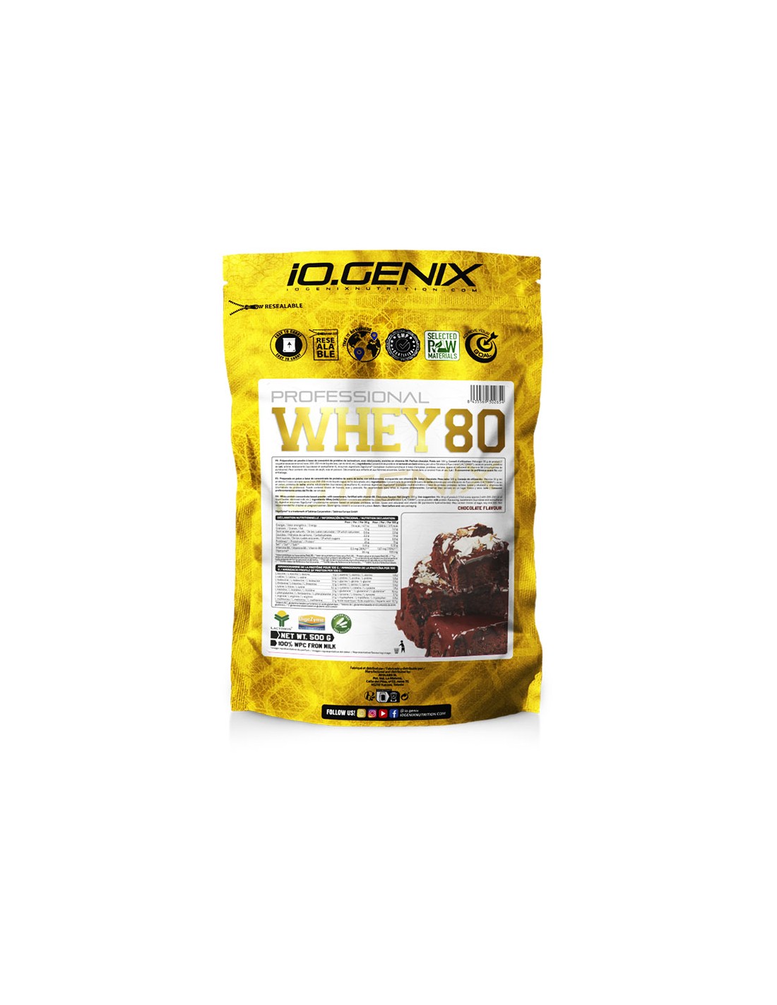 WHEY 80 PROFESSIONAL 500G - 10+ Nutrición